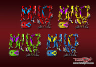 TR-MT44-MA23    Sanwa MT-44 Metallic/Optical White Pattern Wrap ( Type A23 ) 4 Colors