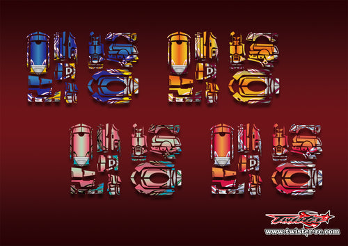 TR-MTR-MA14  Sanwa MT-R  Metallic/Optical White Pattern Wrap( Type A14 )4 Colors