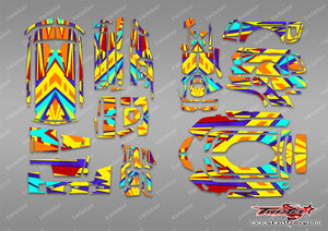 TR-MTR-MA19  Sanwa MT-R Metallic/Optical White Pattern Wrap 4 Colors