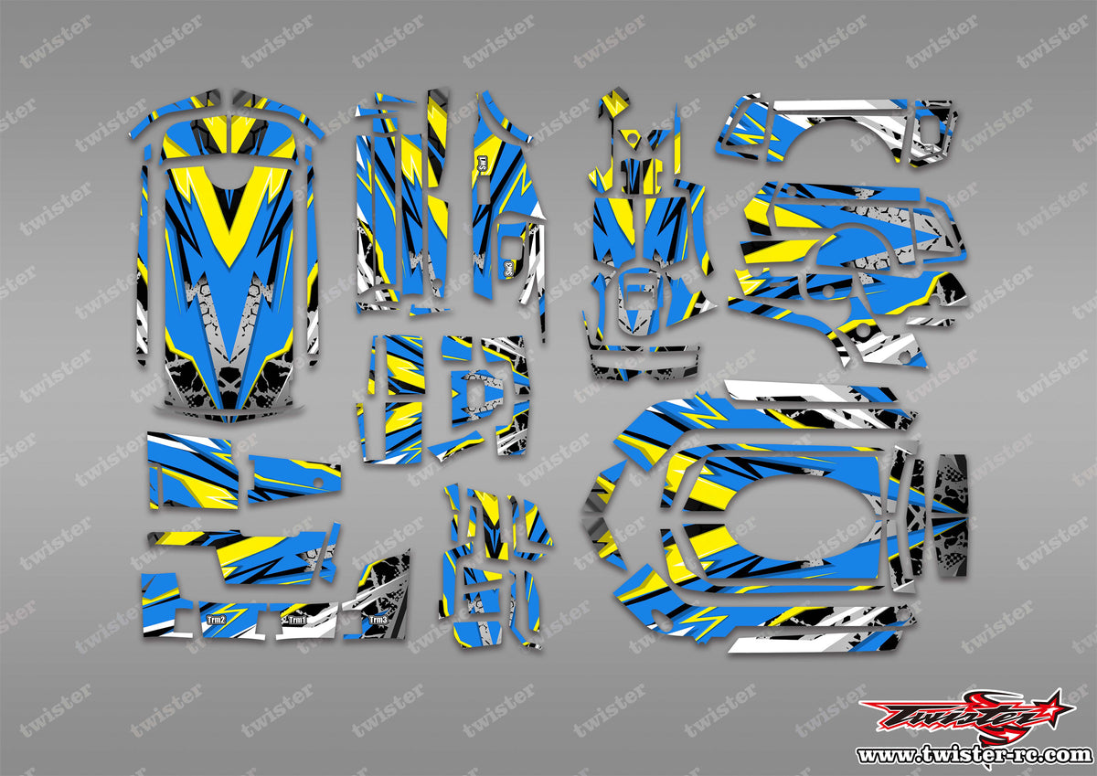 TR-MTR-MA23 Sanwa MT-R Metallic/Optical White Pattern Wrap ( Type A23 ...
