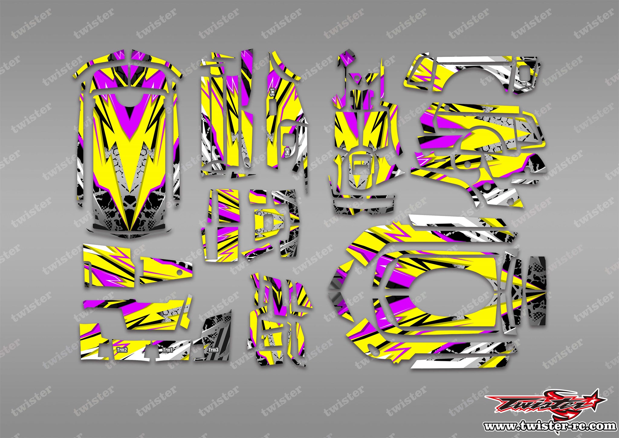 TR-MTR-MA23 Sanwa MT-R Metallic/Optical White Pattern Wrap ( Type A23 ...