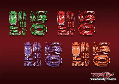 TR-MTR-MA5   Sanwa MT-R Metallic/Optical White Pattern Wrap ( Type A5 ) 4 Colors