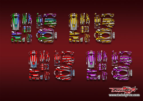 TR-MTR-MA8   Sanwa MT-R Metallic/Optical White Pattern Wrap  ( Type A8 ) 4 colors