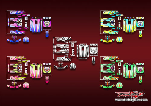 TR-NB4-MA21   Noble NB4 Metallic/Optical White Pattern Wrap ( Type A21 ) 5 Colors