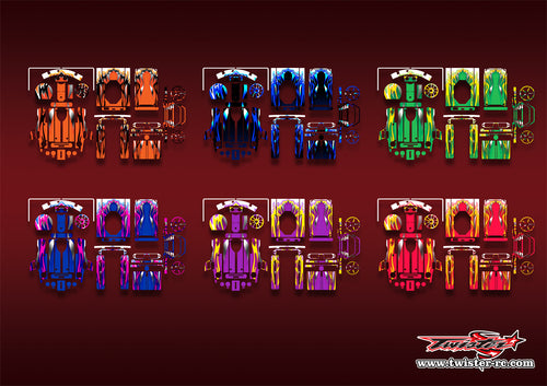 TR-NB4PRO-MA1    Noble NB4 Pro/NB4 Pro+ Metallic/Optical White Pattern Radio Wrap ( Type A1 )6 Colors