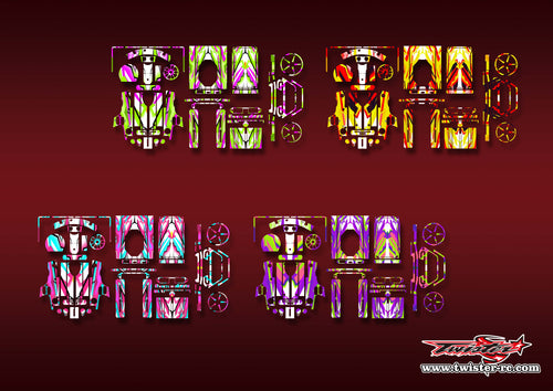 TR-NB4PRO-MA22   Noble NB4 Pro/NB4 Pro+ Metallic/Optical White Pattern Wrap ( Type A22 ) 4 Colors