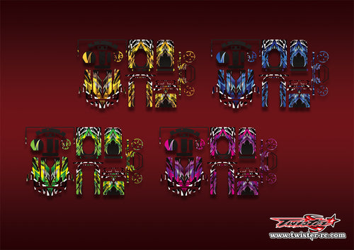 TR-NB4PRO-MA2  Noble NB4 Pro/NB4 Pro+ Metallic/Optical White Pattern Radio Wrap ( Type A2 )4 Colors