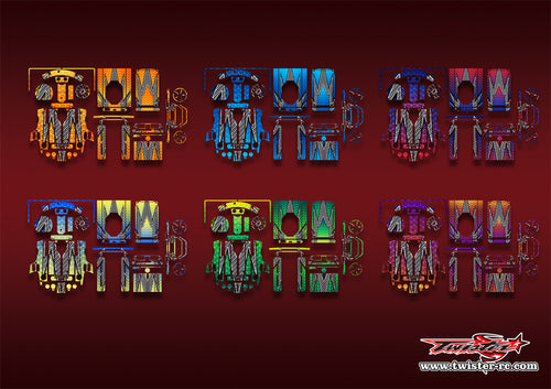 TR-NB4PRO-MA3   Noble NB4 Pro/NB4 Pro+ Metallic/Optical White Pattern Radio Wrap ( Type A3 )6Colors