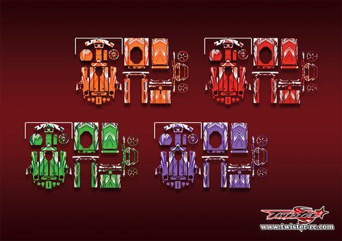 TR-NB4PRO-MA5   Noble NB4 Pro/NB4 Pro+ Metallic/Optical White Pattern Radio Wrap ( Type A5 )4 Colors