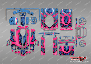 TR-NB4PRO-MA7  Noble NB4 Pro/NB4 Pro+ Metallic/Optical White Pattern Radio Wrap ( Type A7 )4 Colors