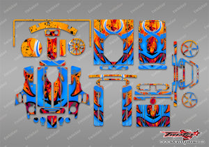 TR-NB4PRO-MA7  Noble NB4 Pro/NB4 Pro+ Metallic/Optical White Pattern Radio Wrap ( Type A7 )4 Colors