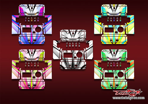 TR-NC2500PRO-MA21   SKYRC NC2500 PRO Metallic/Optical White Pattern Wrap ( Type A21 ) 5 Colors