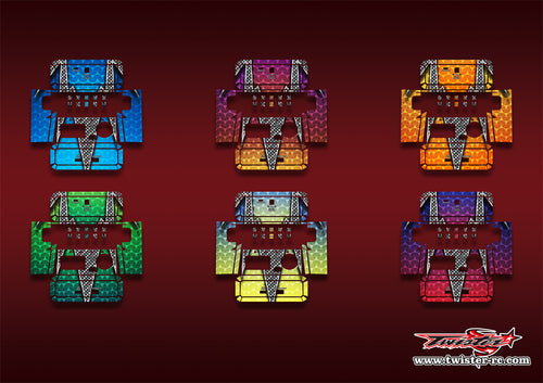 TR-NC2500PRO-MA3   SKYRC NC2500 PRO Metallic/Optical White Pattern Wrap ( Type A3 ) 6 Colors