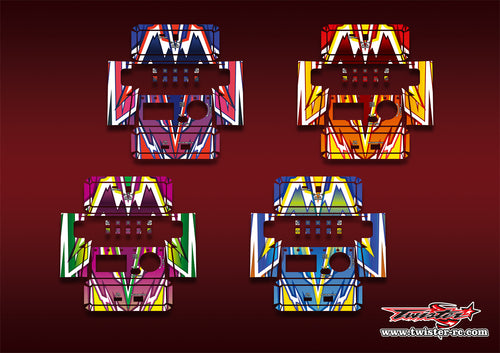 TR-NC2500PRO-MA4    SKYRC NC2500 PRO Metallic/Optical White Pattern Wrap ( Type A4 ) 4 colors