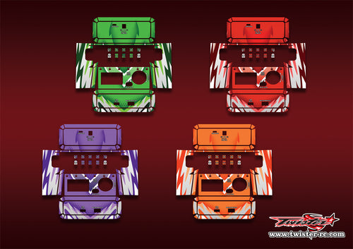 TR-NC2500PRO-MA5   SKYRC NC2500 PRO Metallic/Optical White Pattern Wrap ( Type A5 ) 4 Colors