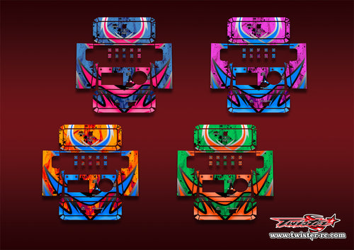 TR-NC2500PRO-MA7    SKYRC NC2500 PRO Metallic/Optical White Pattern Wrap ( Type A7 ) 4 Colors