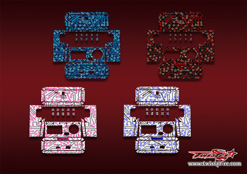 TR-NC2500PRO-MT4   SKYRC NC2500 PRO Optical white Pattern Wrap ( Type MT4 ) 4 Colors