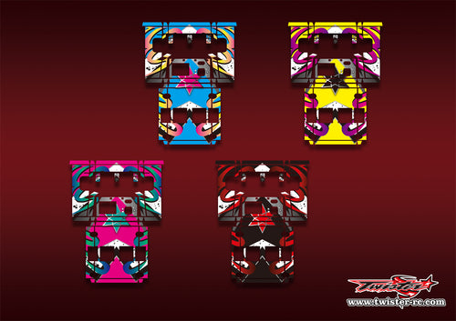 TR-NC3000PRO-MA16    SKYRC NC3000 Pro/HITEC X4 Advanced EX Pro Metallic/Optical White Pattern Wrap ( Type A16 ) 4 Colors