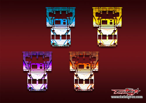 TR-NC3000PRO-MA6   SKYRC NC3000 Pro/HITEC X4 Advanced EX Pro Metallic/Optical White Pattern Wrap ( Type A6 ) 4 Colors