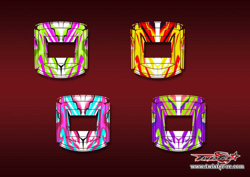 TR-OTC-MA22   Orion Touch Duo Charger Metallic/Optical White Pattern Wrap ( Type A22 ) 4 Colors）