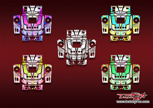 TR-Q200-MA21   Sky RC Q200 Charger Metallic/Optical White Pattern Wrap ( Type A21 ) 5 Colors