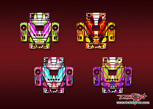 TR-Q200-MA22   Sky RC Q200 Charger Metallic/Optical White Pattern Wrap ( Type A22 ) 4 Colors