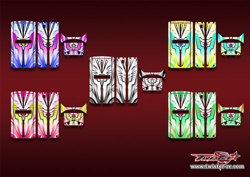 TR-QW-MA21   Q-World Starter Box Metallic/Optical White Pattern Wrap ( Type A21 ) 5 Colors