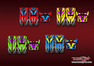 TR-QW-MA23   Q-World Starter Box Metallic/Optical White Pattern Wrap ( Type A23 ) 4 Colors