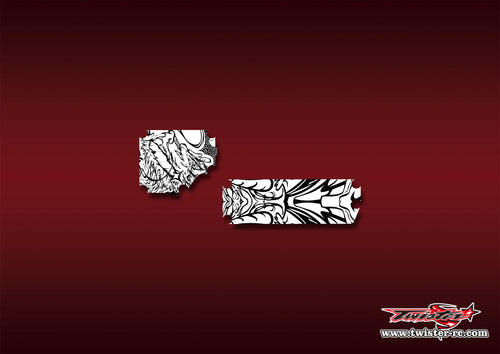 TR-RBB32-MT7   Team Associated RC8 B3.2 Radio Box Pattern Wrap ( Type MT7 )