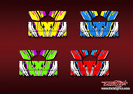 TR-S8W-MA23     Serpent SRX8 Wing Metallic/Optical White Pattern Wrap ( Type A23 ) 4 Colors