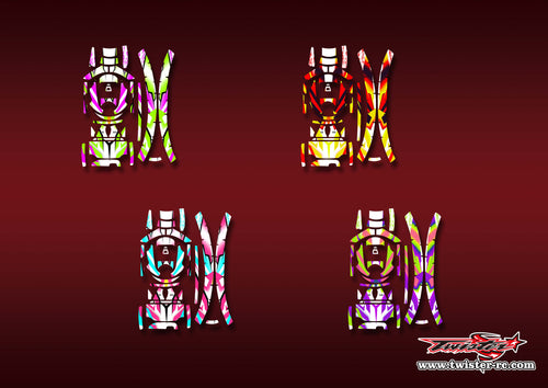TR-SMA-MA22   Smartcom Headset Metallic/Optical White Pattern Wrap ( Type A22 ) 4 Colors