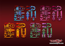 TR-T10PX-MA9 Futaba T10PX Metallic/Optical White Pattern Radio Wrap ( Type A9 ) 4 colors