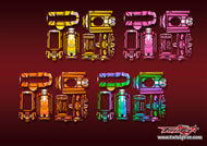 TR-T10PXR-MA11 Futaba T10PXR Metallic/Optical White Pattern Radio Wrap ( Type A11 ) 4 Colors