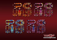 TR-T10PXR-MA4 Futaba T10PXR Metallic/Optical White Pattern Radio Wrap ( Type A4 ) 4colors