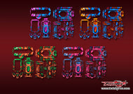 TR-T10PXR-MA7 Futaba T10PXR Metallic/Optical White Pattern Radio Wrap ( Type A7 ) 4 colors