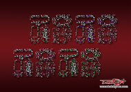 TR-T10PXR-MT1 Futaba T10PXR Optical White Pattern Radio Wrap ( Type MT1 )4 Colors