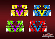 TR-T2.1W-MA23    TEKNO NB48 2.1 Wing Metallic/Optical White Pattern Wrap ( Type A23 ) 4 Colors