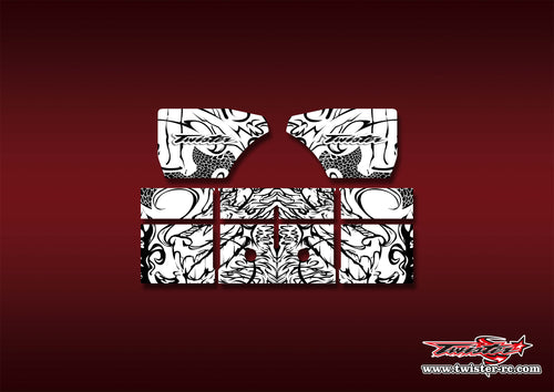 TR-T2.1W-MT7    TEKNO NB48 2.1 Wing Pattern Wrap ( Type MT7 )