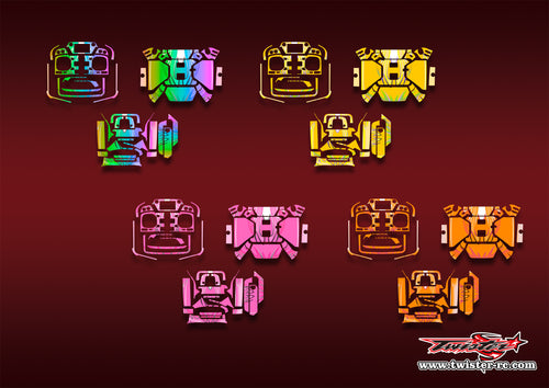 TR-T32MZ WC-MA11  Futaba T32MZ WC  Metallic/Optical White Pattern Wrap ( Type A11 )4 Colors