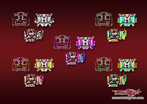 TR-T32MZ WC-MA21   Futaba T32MZ WC  Metallic/Optical White Pattern Wrap ( Type A21 ) 5 Colors