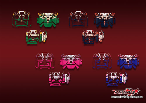 TR-T32MZ WC-MA13  Futaba T32MZ WC  Optical white Pattern Radio Wrap ( Type A13 ) 4 Colors