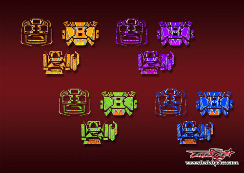 TR-T32MZ WC-MA18  Futaba T32MZ WC  Metallic/Optical White Pattern Wrap ( Type A18 )4 Colors