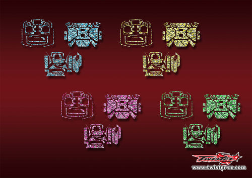 TR-T32MZ WC-MT3  Futaba T32MZ WC Optical White Pattern Wrap ( Type MT3 )4 Colors