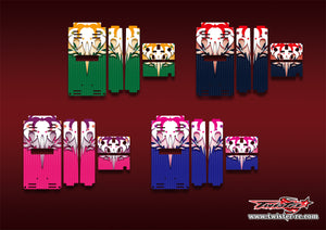 TR-TB-MA13 T-Work's Off Road Starter Box Metallic/Optical White Pattern Wrap ( Type A13 )4 Colors