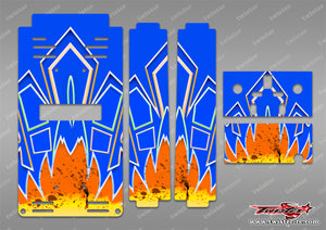 TR-TB-MA18 T-Work's Off Road Starter Box Metallic/Optical White Pattern Wrap ( Type A18 )4 Colors