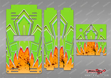 TR-TB-MA18 T-Work's Off Road Starter Box Metallic/Optical White Pattern Wrap ( Type A18 )4 Colors