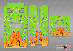 TR-TB-MA18 T-Work's Off Road Starter Box Metallic/Optical White Pattern Wrap ( Type A18 )4 Colors