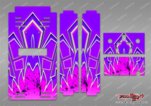 TR-TB-MA18 T-Work's Off Road Starter Box Metallic/Optical White Pattern Wrap ( Type A18 )4 Colors