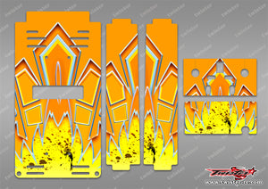 TR-TB-MA18 T-Work's Off Road Starter Box Metallic/Optical White Pattern Wrap ( Type A18 )4 Colors