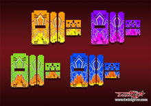 TR-TB-MA18 T-Work's Off Road Starter Box Metallic/Optical White Pattern Wrap ( Type A18 )4 Colors